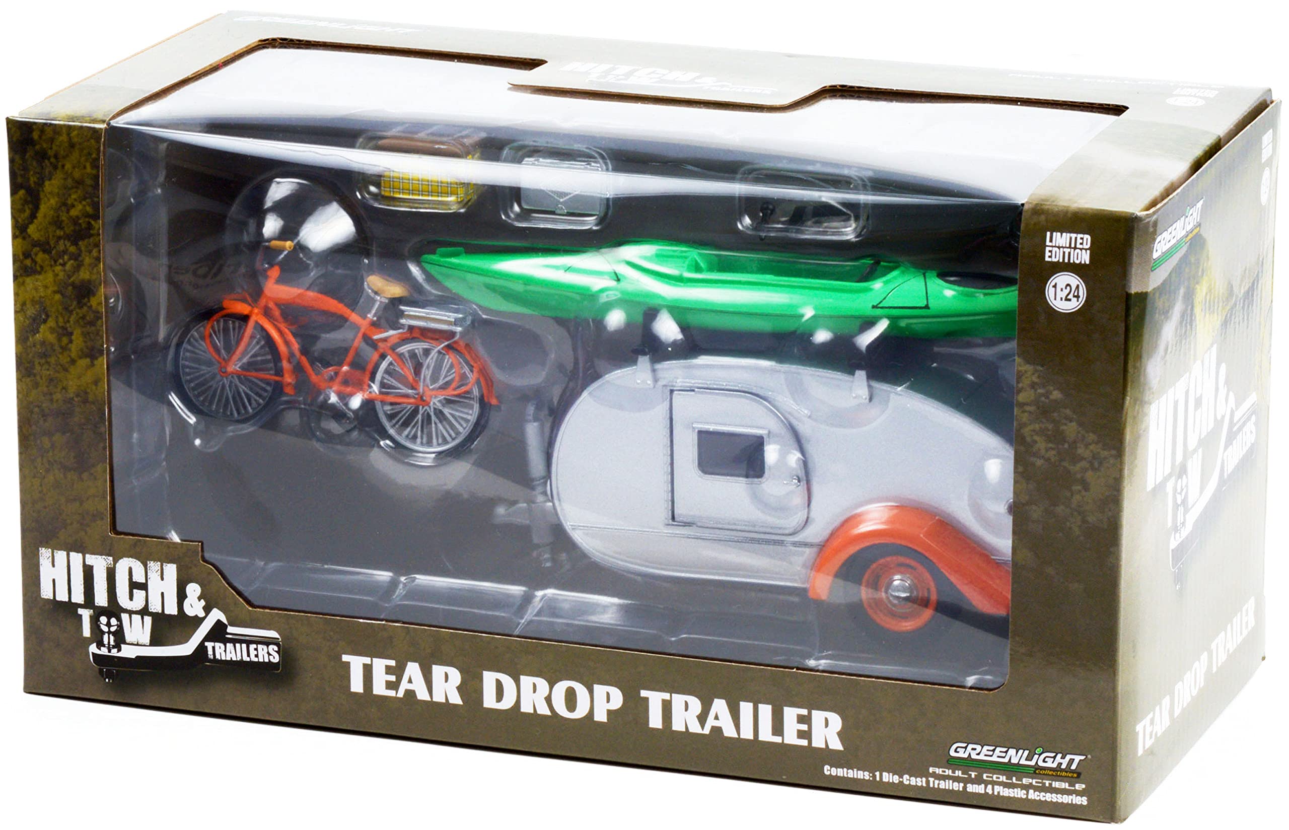 グリーンライト 1964 ウィネベーゴ 216 GREENLIGHT 1964 Winnebago 216 camper 1/24 HITCH & TOW